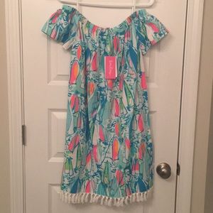 NWT Lilly Pulitzer Marble Off The Shoulder Dress